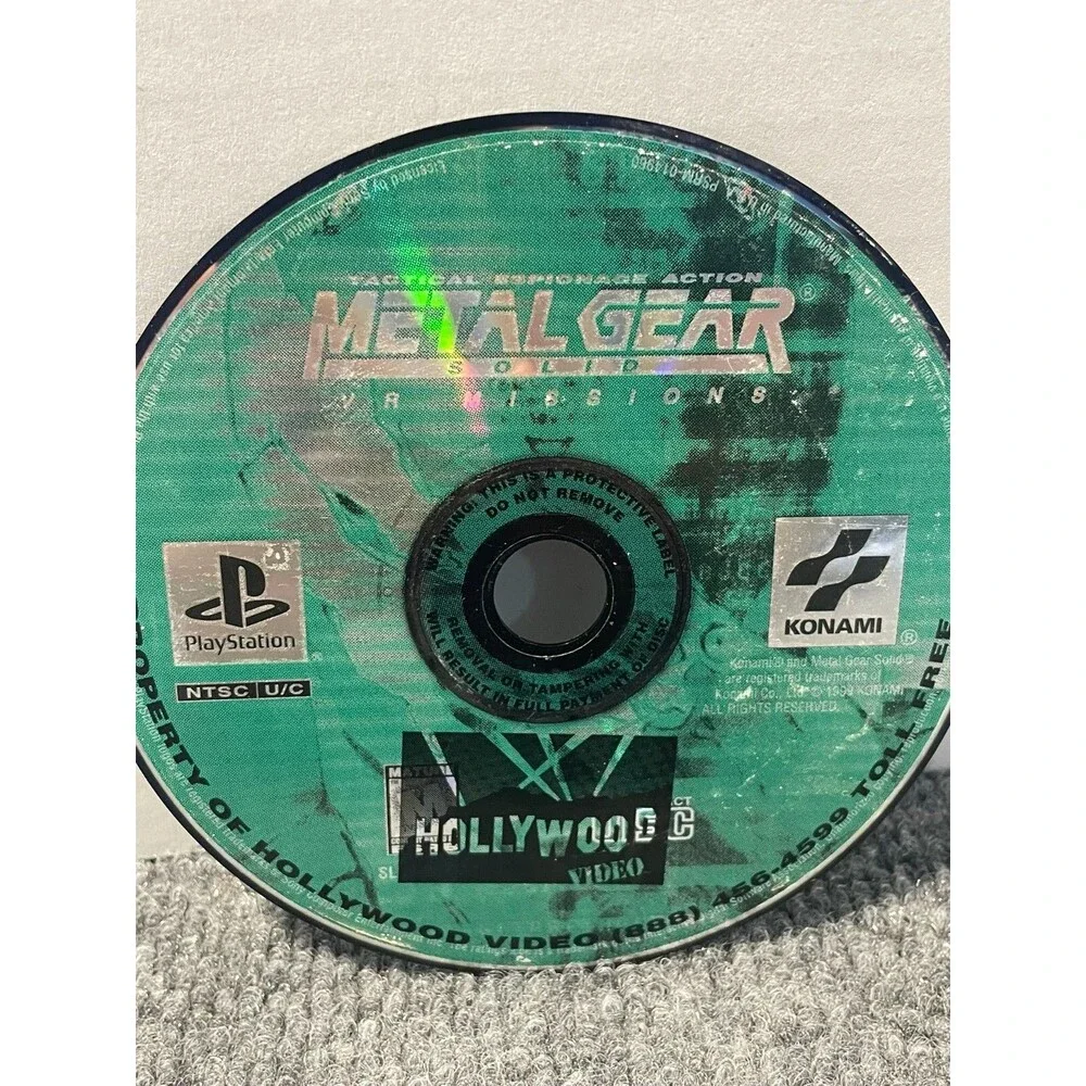 Metal Gear Solid: VR Missions (Sony PlayStation 1, 1999)